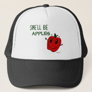 SIE WIRD APPLES HAT SEIN TRUCKERKAPPE