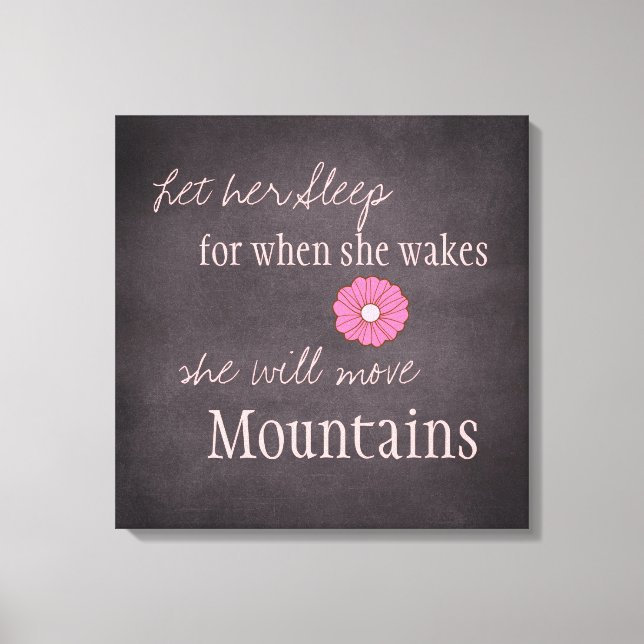 Sie wird die Leinwand verschieben (Vorderseite)