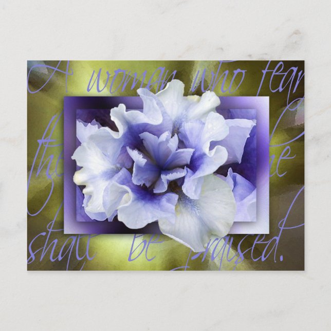 Sie wird gelobt postkarte (Vorderseite)