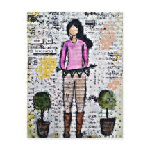 Sie wird geschätzt. Mixed Media Original