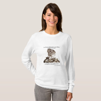 Sie wird in der Schönheit mit Zitat LS-T - Shirt