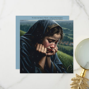 "Sie wird sich nicht trösten" Sympathiekarte Dankeskarte