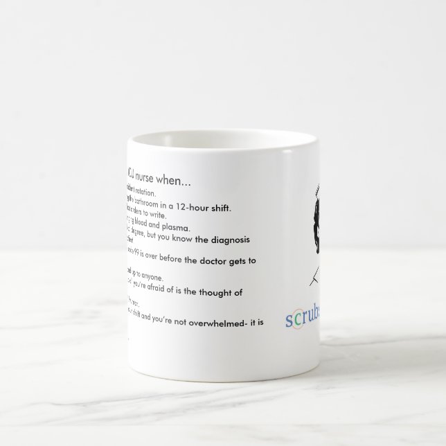 Sie wissen, dass Sie eine ICU Krankenschwester Kaffeetasse (Mittel)