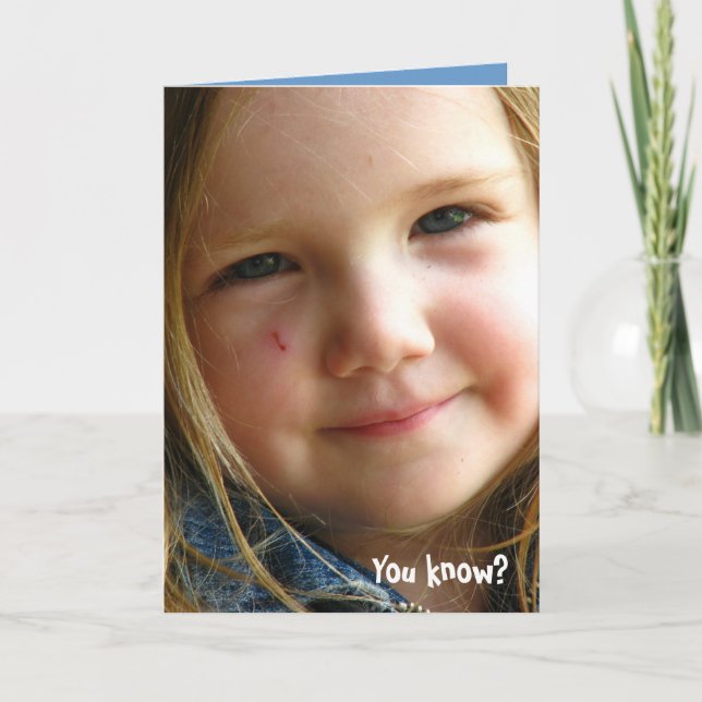 Sie wissen? karte (Vorderseite)