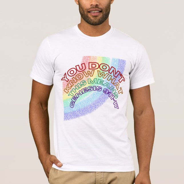 SIE WISSEN NICHT, WAS DAS BEDEUTET, RB-SCRIPTURE T-Shirt (Vorderseite)