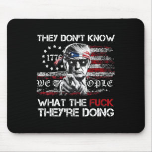 Sie wissen nicht, was die F machen, die lustige Wa Mousepad