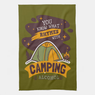 Sie wissen, was Rhymnen mit Camping Alkohol Geschirrtuch