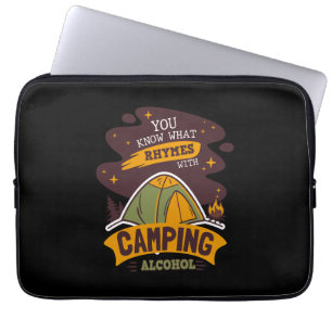 Sie wissen, was Rhymnen mit Camping Alkohol Laptopschutzhülle