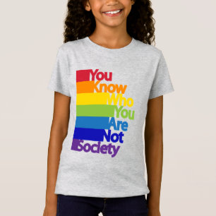 Sie wissen, wer Sie keine Gesellschaft sind T-Shirt