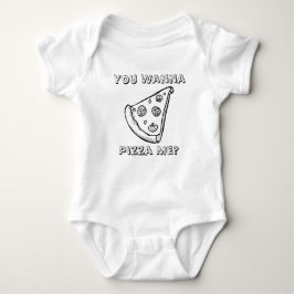 Sie wollen eine Pizza ich - Baby Strampler