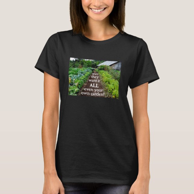 Sie wollte alles (dunkle) T - Shirt (Vorderseite)