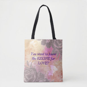 Sie Wollte, das Rezept für LIEBE Tasche zu kennen