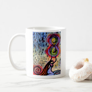 Sie wollte die Regenbogen-Inspirational Tasse