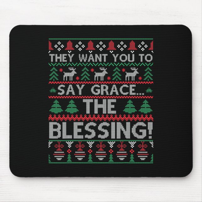 Sie Wollte dir, den Segen zu würdigen Chris Mousepad (Vorne)