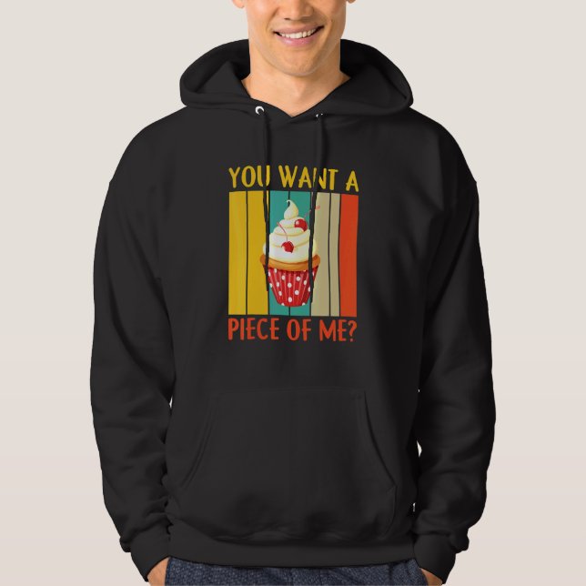 Sie Wollte ein Stück von mir Konditorei Koch Cooki Hoodie (Vorderseite)