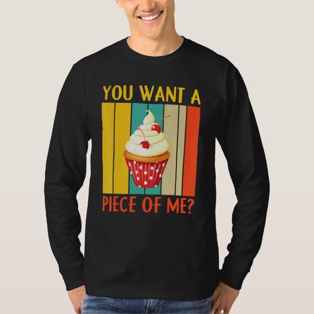 Sie Wollte ein Stück von mir Konditorei Koch Cooki T-Shirt (Vorderseite)