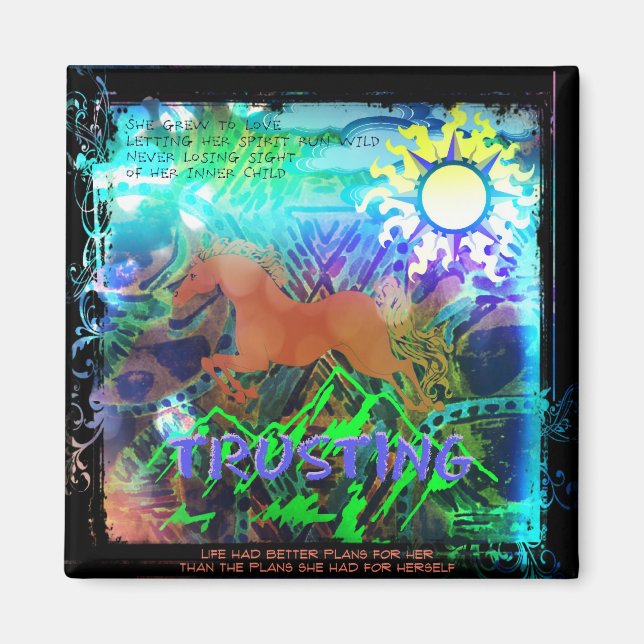 Sie wuchs zu Liebe und vertraute ihr Magnet (Vorne)