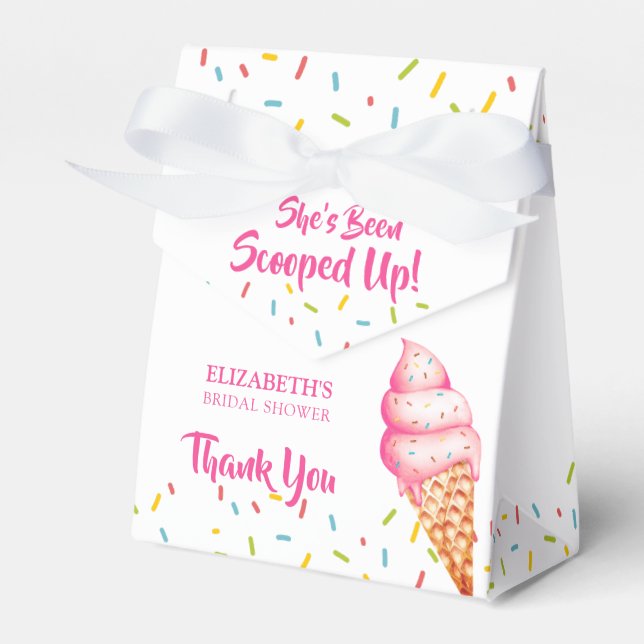 Sie wurde Eiscreme-Brautparty zerkleinert Geschenkschachtel (Vorderseite)