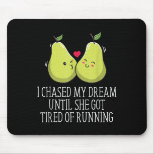 Sie wurde müde, Heiratsantrag Bräutigam Verlobung Mousepad