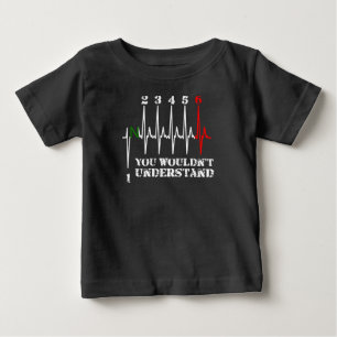 Sie würden Motorbike Funny Art Geschenk nicht ver Baby T-shirt