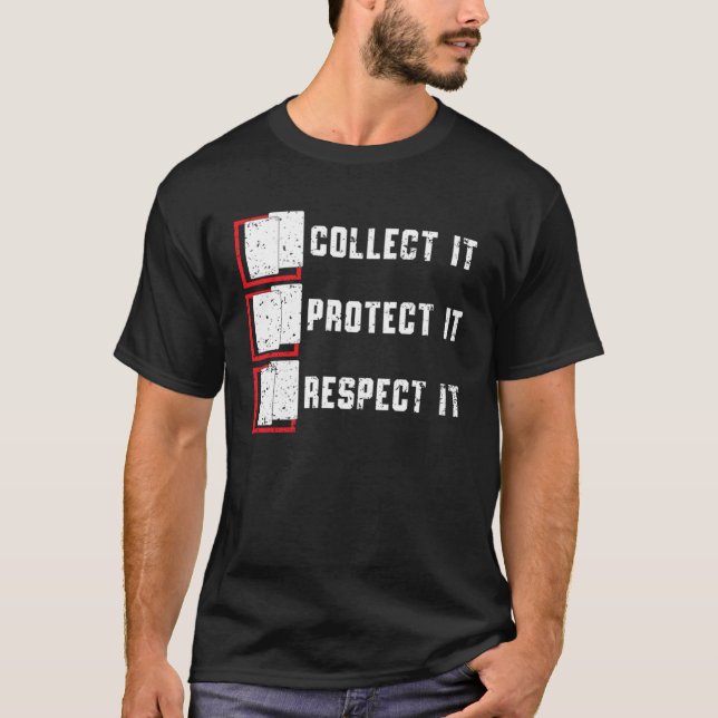 sie zu schützen, sie zu respektieren TCG Trading C T-Shirt (Vorderseite)