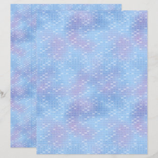 Sieb des Eratosthenes Hellblau Scrapbook Papier