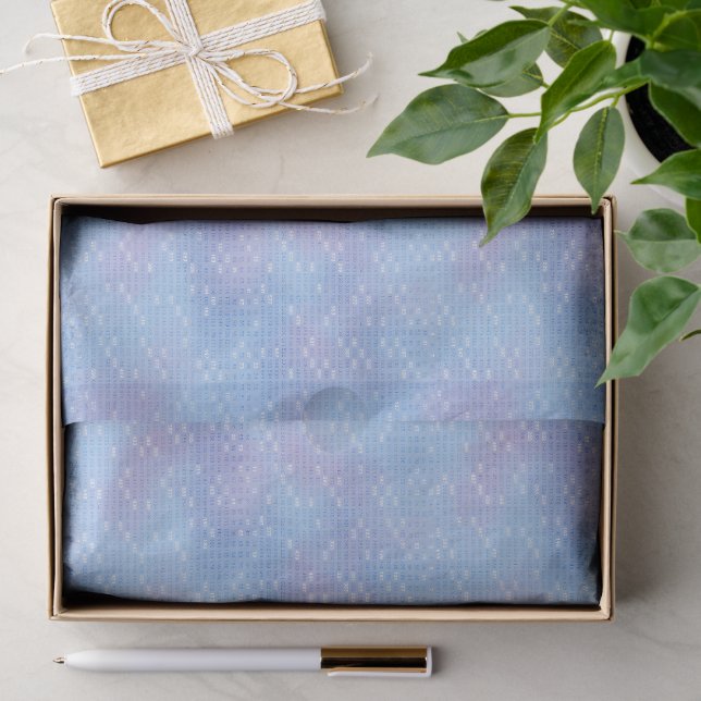 Sieb des Eratosthenes Hellblau Seidenpapier (Geschenk)