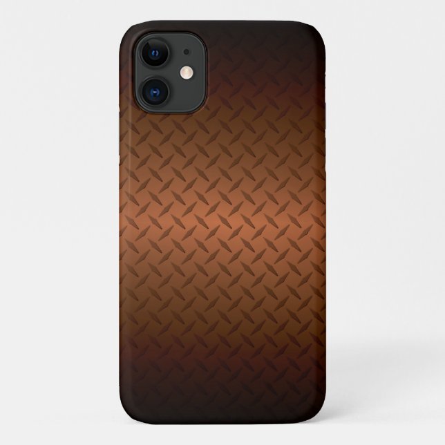 Siebblechmuster Schwarz bis Kupfer Fade Case-Mate iPhone Hülle (Rückseite)