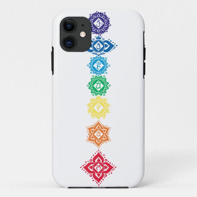 Sieben Chakras 7 Telefon Case-Mate iPhone Hülle (Rückseite)