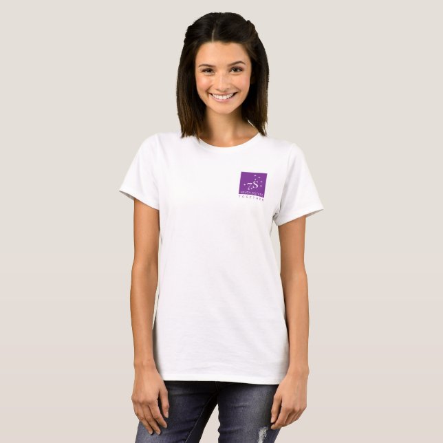 Sieben der Schwestern grundlegende T w/college T-Shirt (Vorne ganz)
