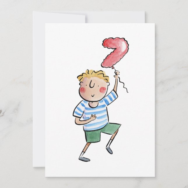 Sieben Einladung (Vorderseite)