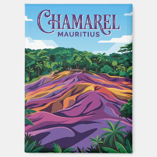 Sieben Farberden Mauritius Magnet