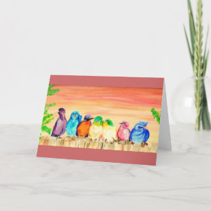 Sieben Friends Geeting Card Karte