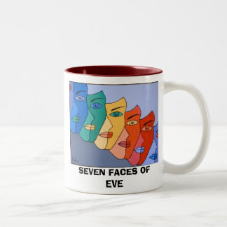 SIEBEN GESICHTER EVE ZWEIFARBIGE TASSE