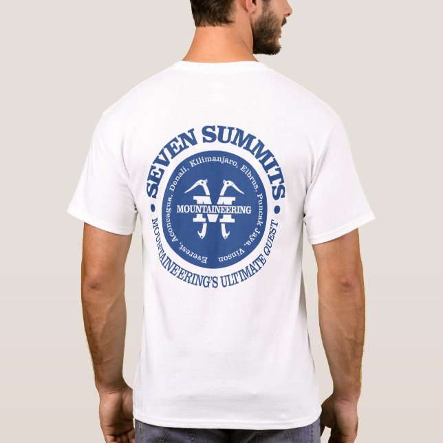 Sieben Gipfeltreffen T-Shirt (Rückseite)