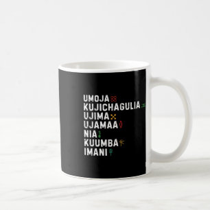 Sieben Grundsätze von Kwanzaa Happy Kwanzaa 8 Kaffeetasse