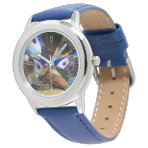 Sieben Guinea Schweine, Kinderlederwache Armbanduhr