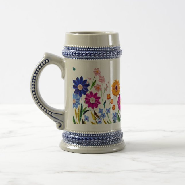 Sieben in Bloom - Tasse der Blumenfantasie ☕ 💐 (Links)