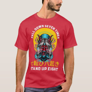 Sieben Mal acht nach unten stehen T-Shirt