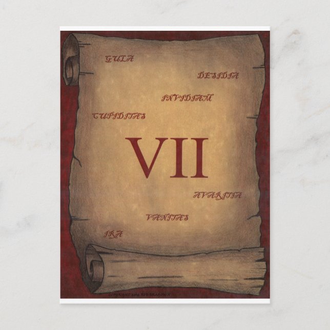 Sieben Postkarte (Vorderseite)