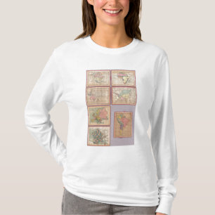 Sieben Puzzlespiel-Karten der Welt T-Shirt