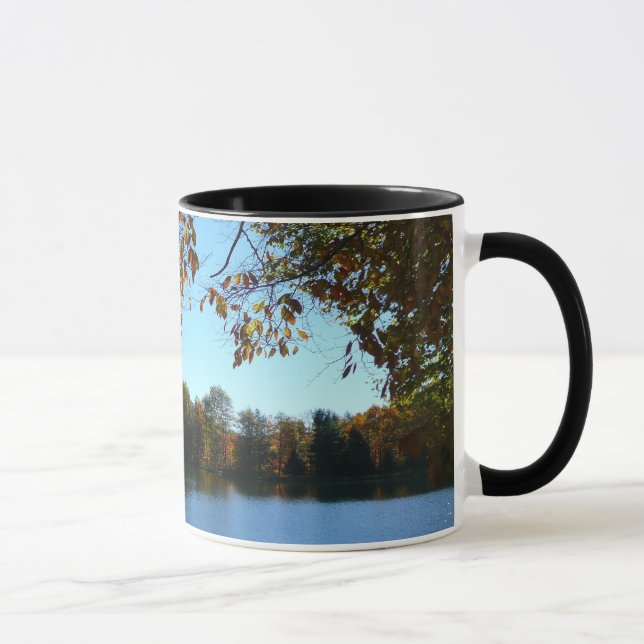 Sieben Quellen fallen Bäume und Teich Tasse (Rechts)