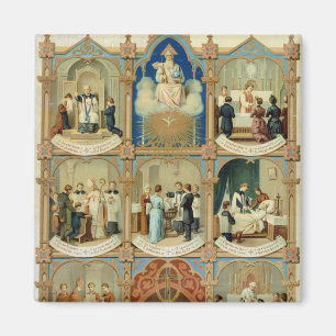Sieben Sacraments Magnet