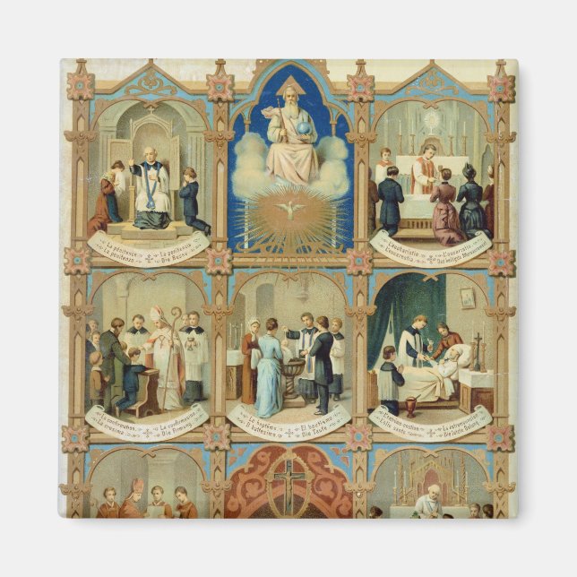 Sieben Sacraments Magnet (Vorne)