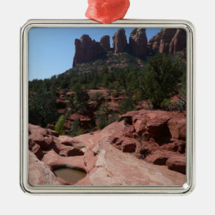 Sieben Sakralpools Silbernes Ornament
