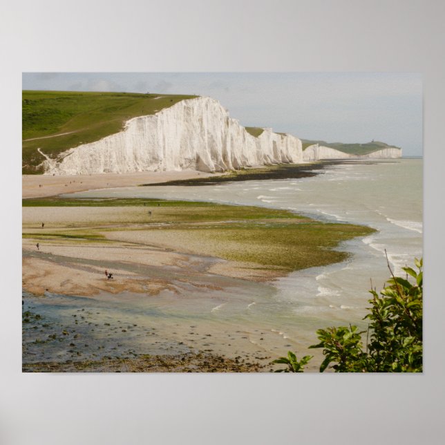 Sieben Schwestern und Beachy Head Poster (Vorne)