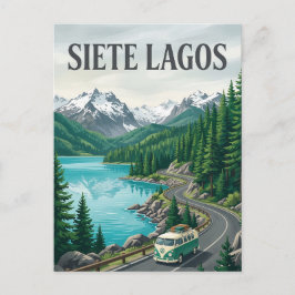 Sieben-Seen-Straße Postkarte