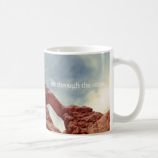 sieben Sie durch den Static Kaffeetasse
