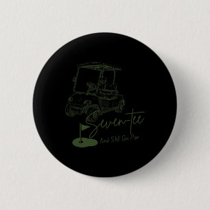 Sieben T-Shirts noch am 70. Geburtstag Golfer Golf Button