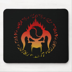 Sieben Todsinen-Mauspad Mousepad